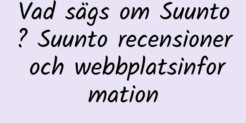 Vad sägs om Suunto? Suunto recensioner och webbplatsinformation