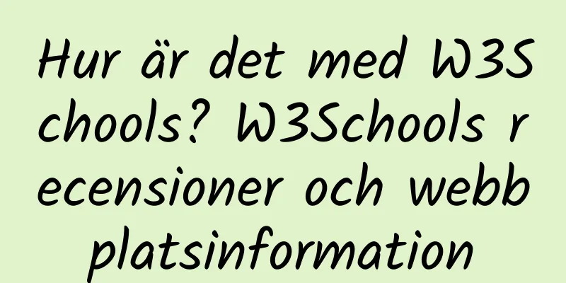 Hur är det med W3Schools? W3Schools recensioner och webbplatsinformation