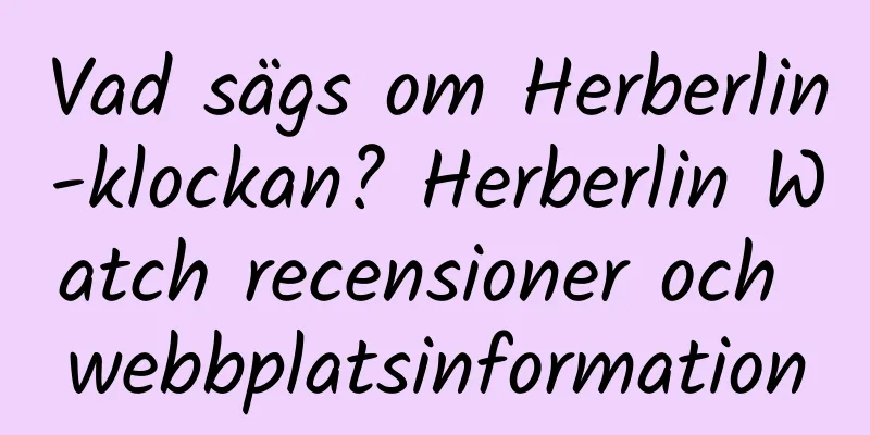 Vad sägs om Herberlin-klockan? Herberlin Watch recensioner och webbplatsinformation