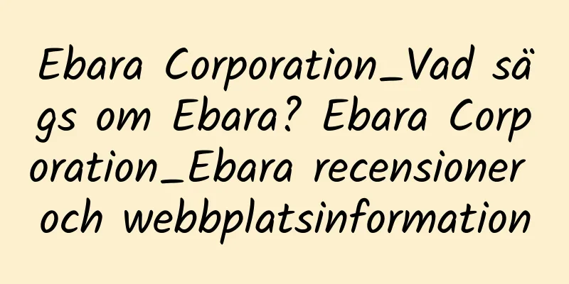 Ebara Corporation_Vad sägs om Ebara? Ebara Corporation_Ebara recensioner och webbplatsinformation
