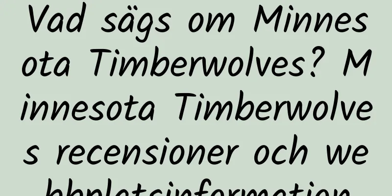 Vad sägs om Minnesota Timberwolves? Minnesota Timberwolves recensioner och webbplatsinformation